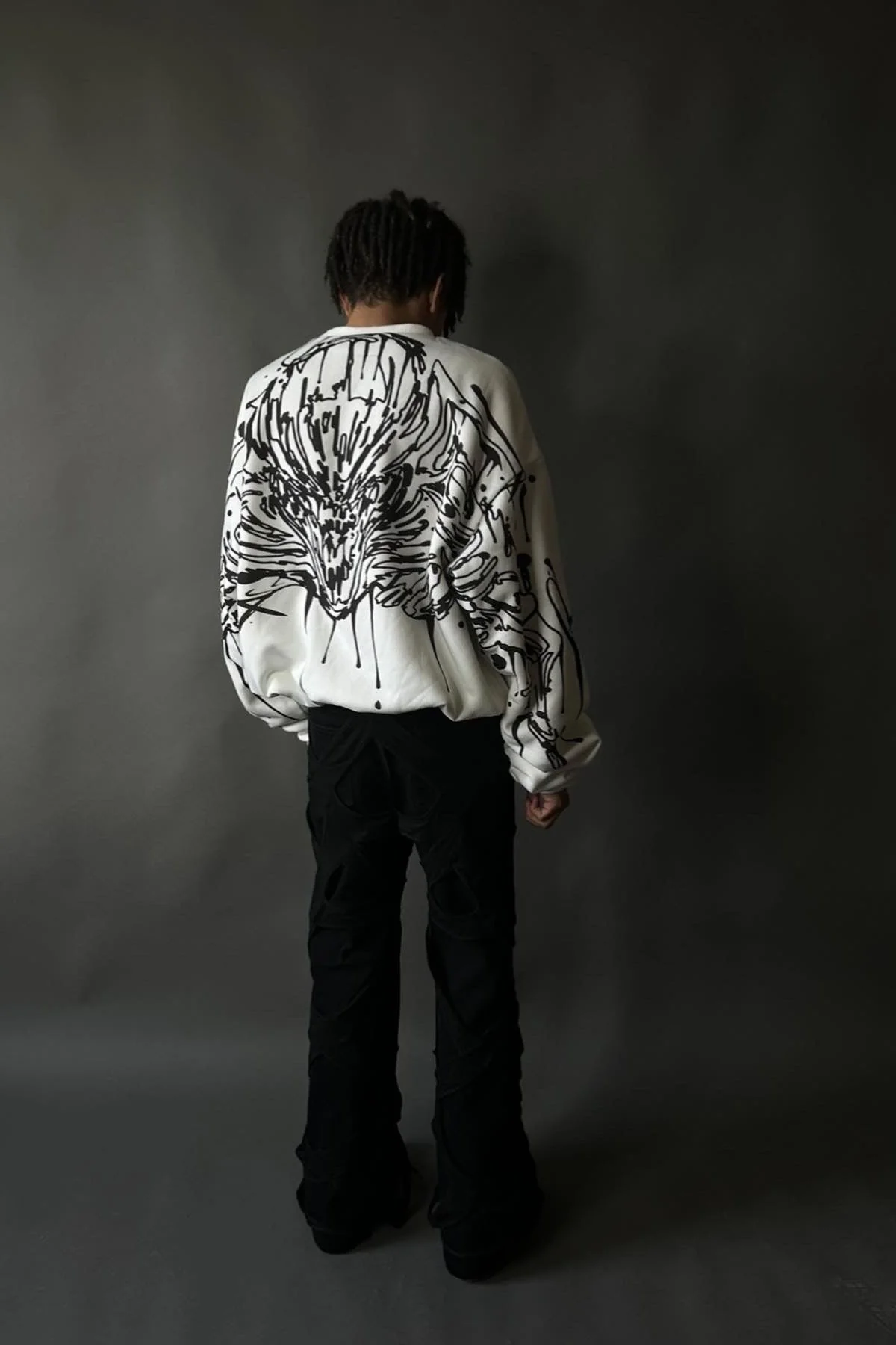 Demon sweater white - Image 3