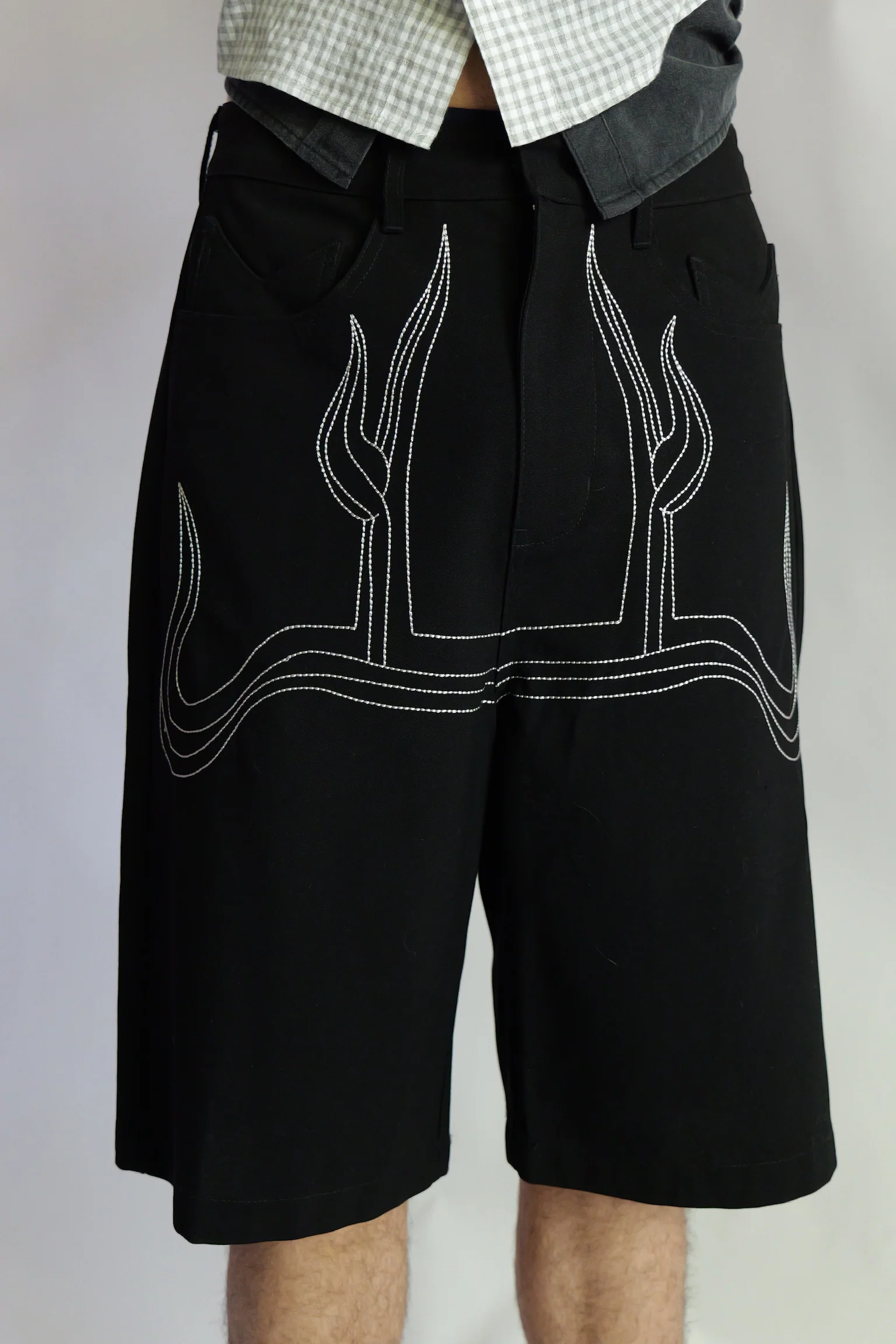 Black Horn Shorts