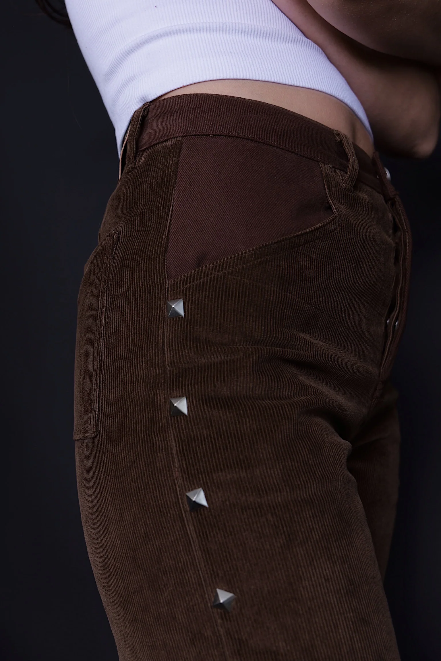 Studded Corduroy Pants - Image 6