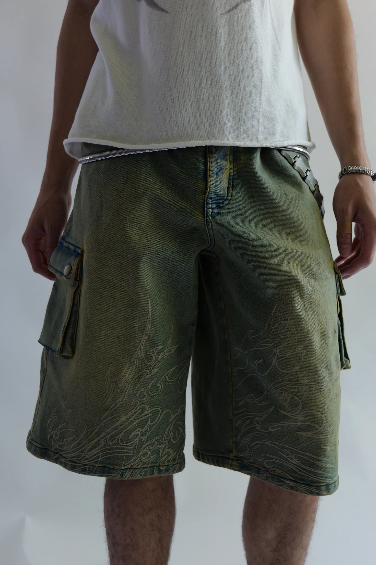 Washed Tan 2nd Gear Jorts