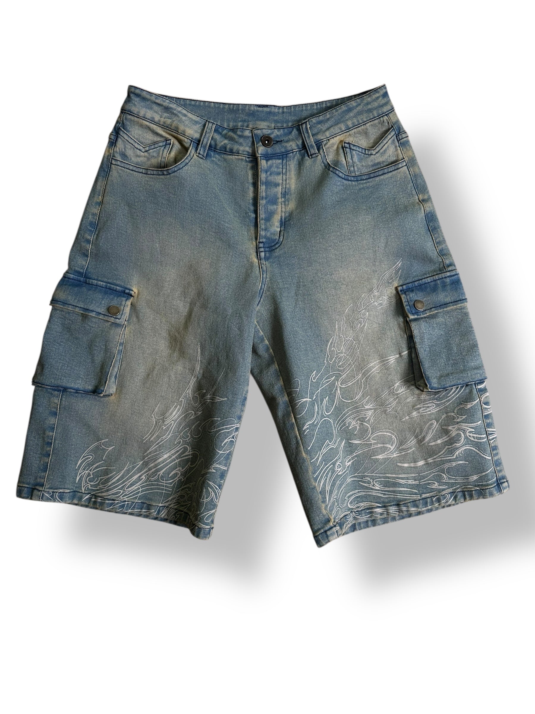 Washed Tan 2nd Gear Jorts - Image 5